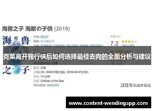 克莱离开独行侠后如何选择最佳去向的全面分析与建议