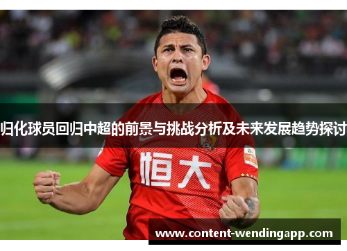 归化球员回归中超的前景与挑战分析及未来发展趋势探讨