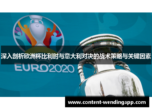深入剖析欧洲杯比利时与意大利对决的战术策略与关键因素