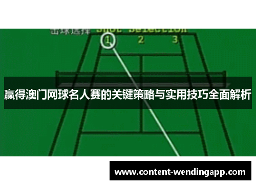 赢得澳门网球名人赛的关键策略与实用技巧全面解析