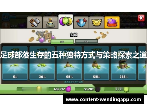 足球部落生存的五种独特方式与策略探索之道